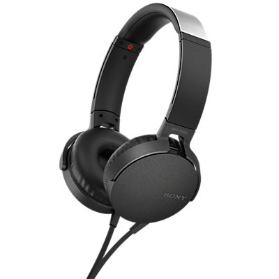 Sony MDR-XB550AP Extra Bass On-Ear Headphones with Mic/Remote Black Sony MDR-XB550AP Extra Bass On-Ear Headphones with Mic/Remote Black